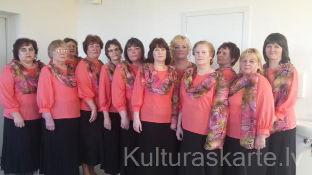 Dāmu deju kopa "Anniņas" netradicionālo deju skatē Alūksnes KC 10.04.16.
